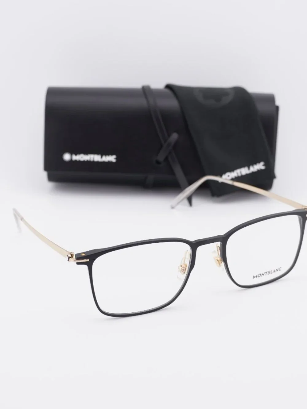 Montblanc MB0193O 002 Rectangle Eyeglasses 55mm – Black